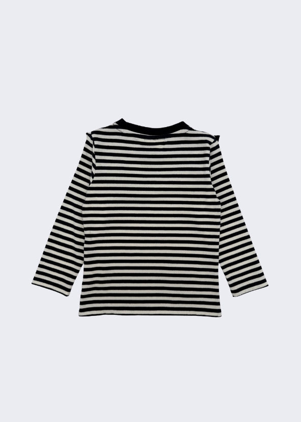 Ruffle Long Sleeve T-Shirt