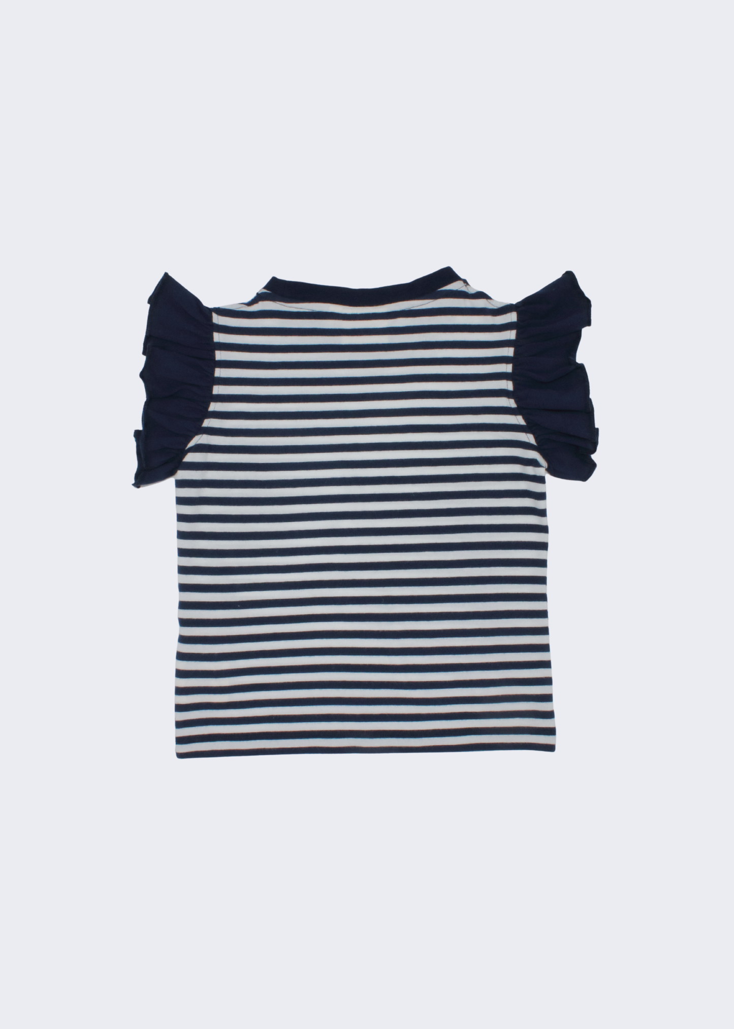 Ärmelloses Rüschen T-Shirt