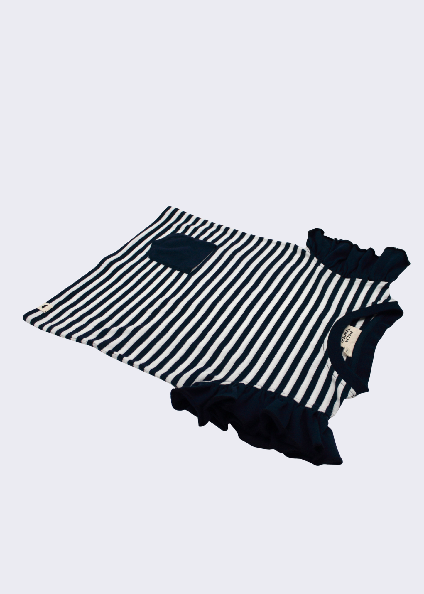 Ärmelloses Rüschen T-Shirt