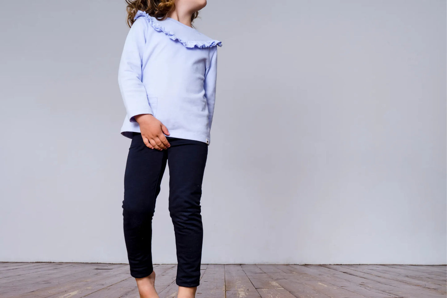 Ruffle Long Sleeve T-Shirt