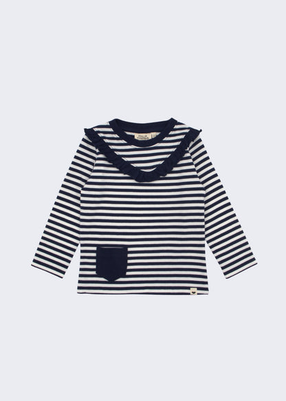Ruffle Long Sleeve T-Shirt