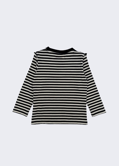 Ruffle Long Sleeve T-Shirt