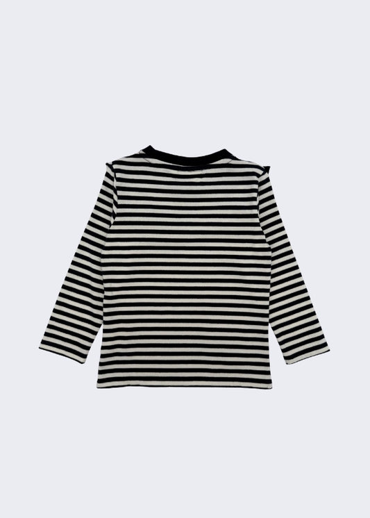 Ruffle Long Sleeve T-Shirt
