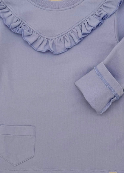 Ruffle Long Sleeve T-Shirt