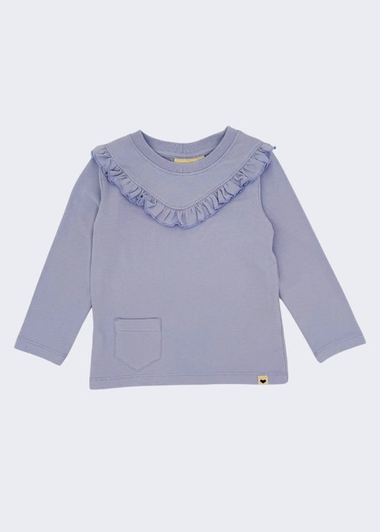 Ruffle Long Sleeve T-Shirt