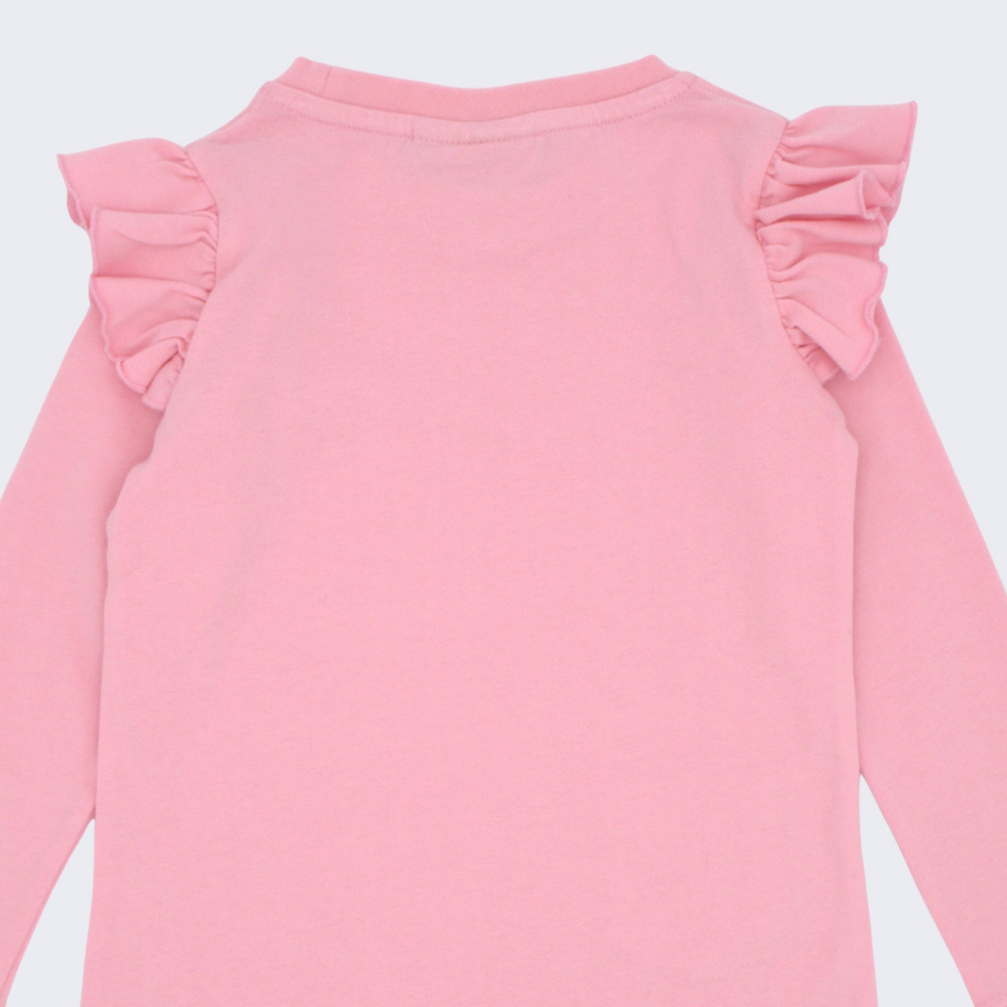 Shoulder Ruffle Long Sleeve Dress