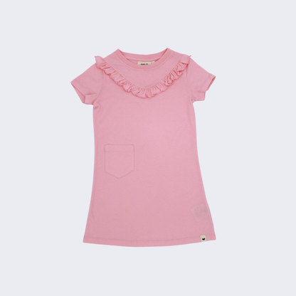 Ruffle Short Sleeve Dress