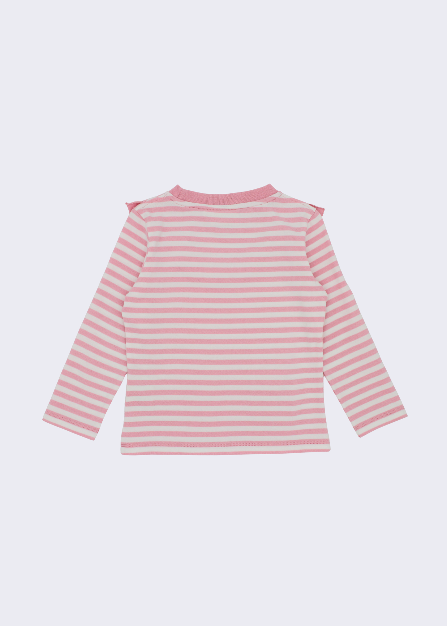 Langärmliges T-Shirt mit Rüschen